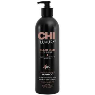 Шампунь деликатного очищения с маслом черного тмина Luxury Black Seed Oil CHI, 739 мл