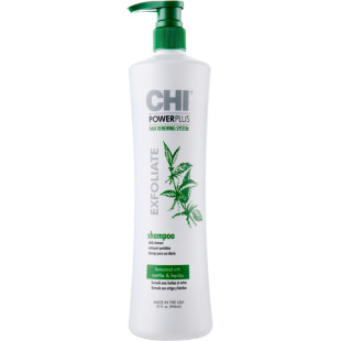 Стимулирующий шампунь-эксфолиант Power Plus Exfoliate CHI, 945 мл