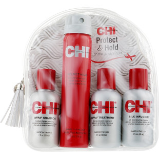 Набор для ухода за волосами Protect and Hold Kit CHI, (59 мл/74 г/59 мл/59 мл)