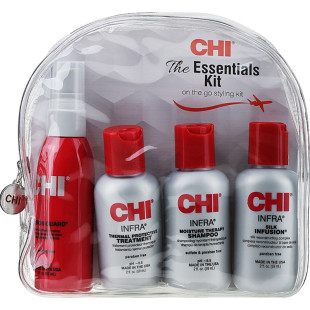 Набор для ухода за волосами The Essentials Travel CHI, (59 мл/59 мл/59 мл/59 мл)